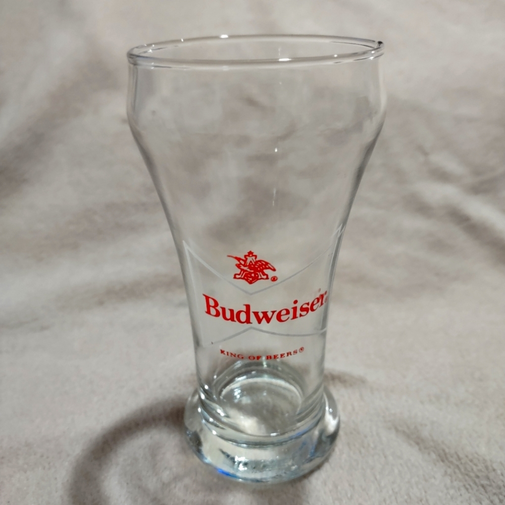 Vintage Budweiser Pilsner Beer Glass